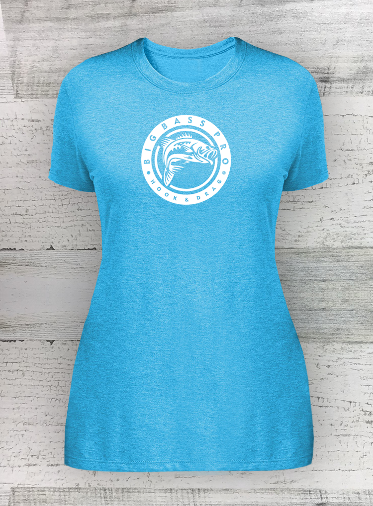 WOMEN’S PERFECT TRI ® TEE - CIRCLE SERIES - Walleye Catfish Crappie Bass